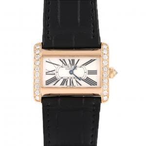 カルティエ ミニタンクディヴァン PG/D WA302471 PG･RG クォーツ