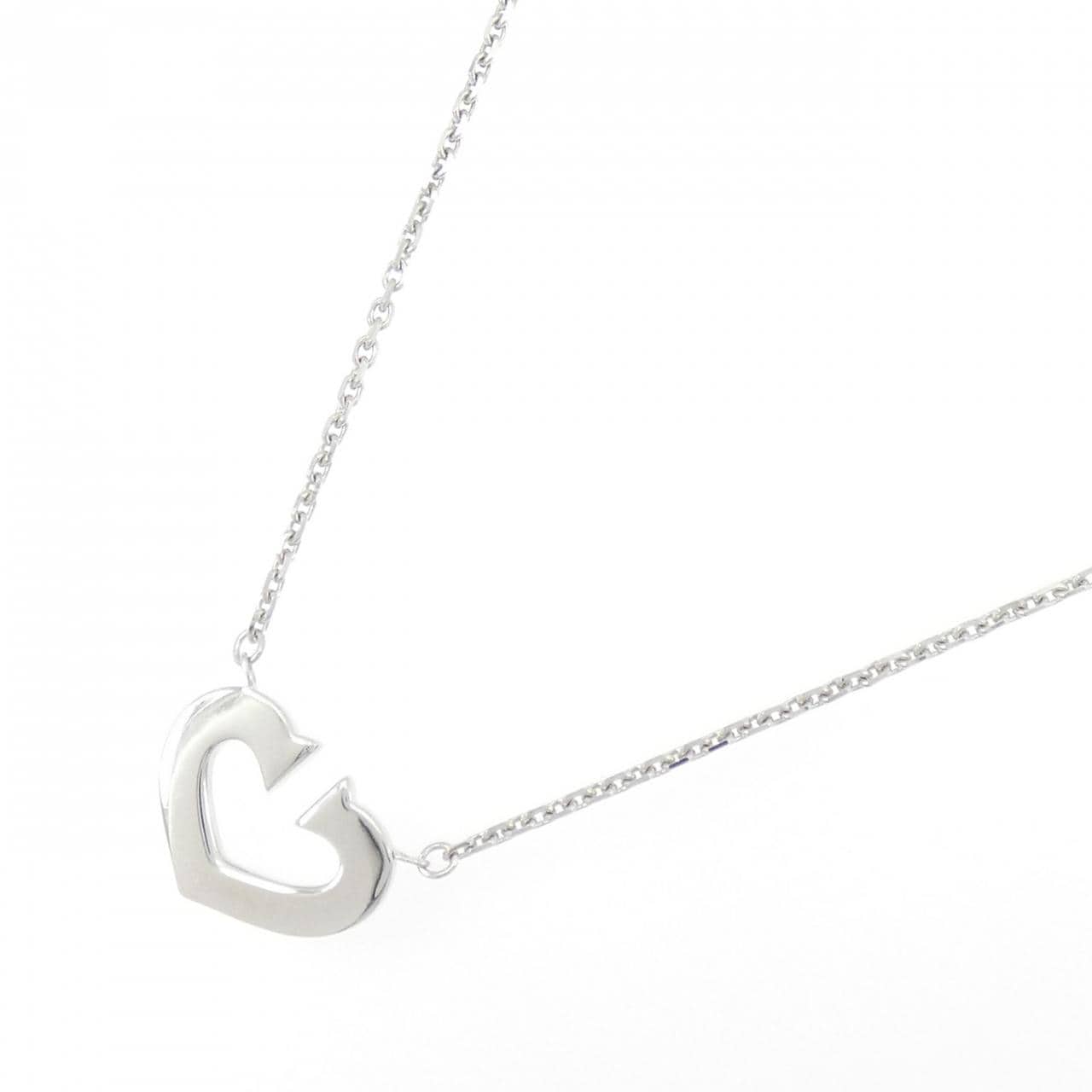 カルティエ Cハート ネックレス