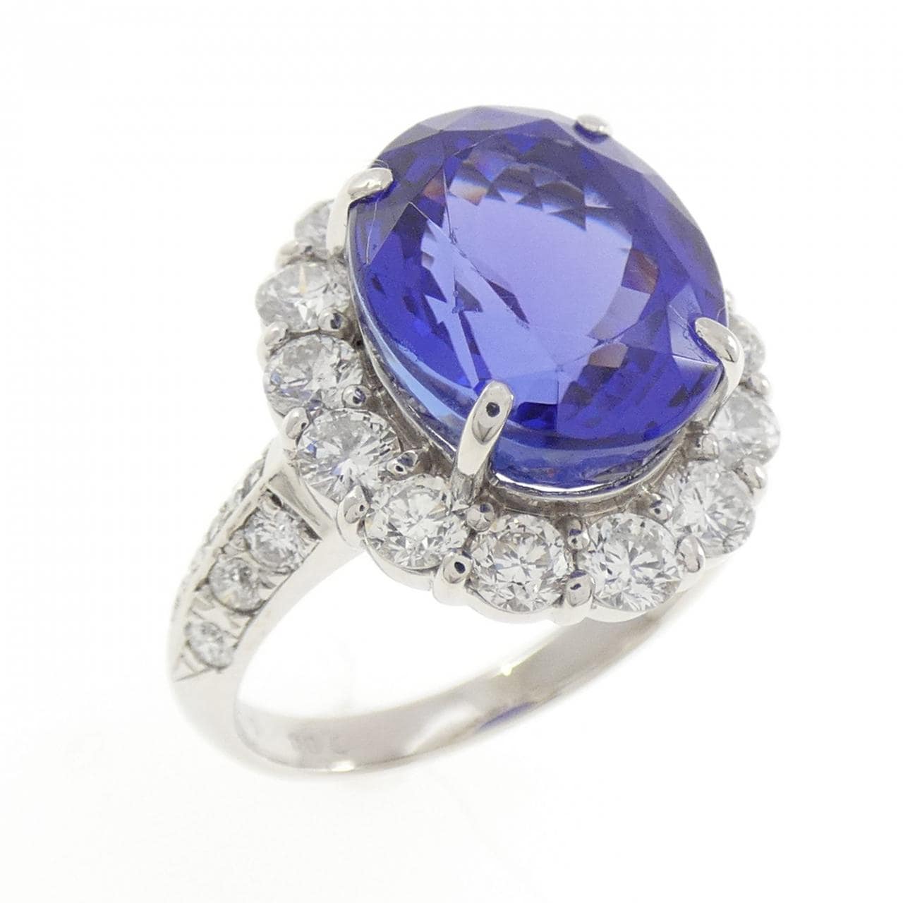 PT900 タンザナイト リング 7.04CT