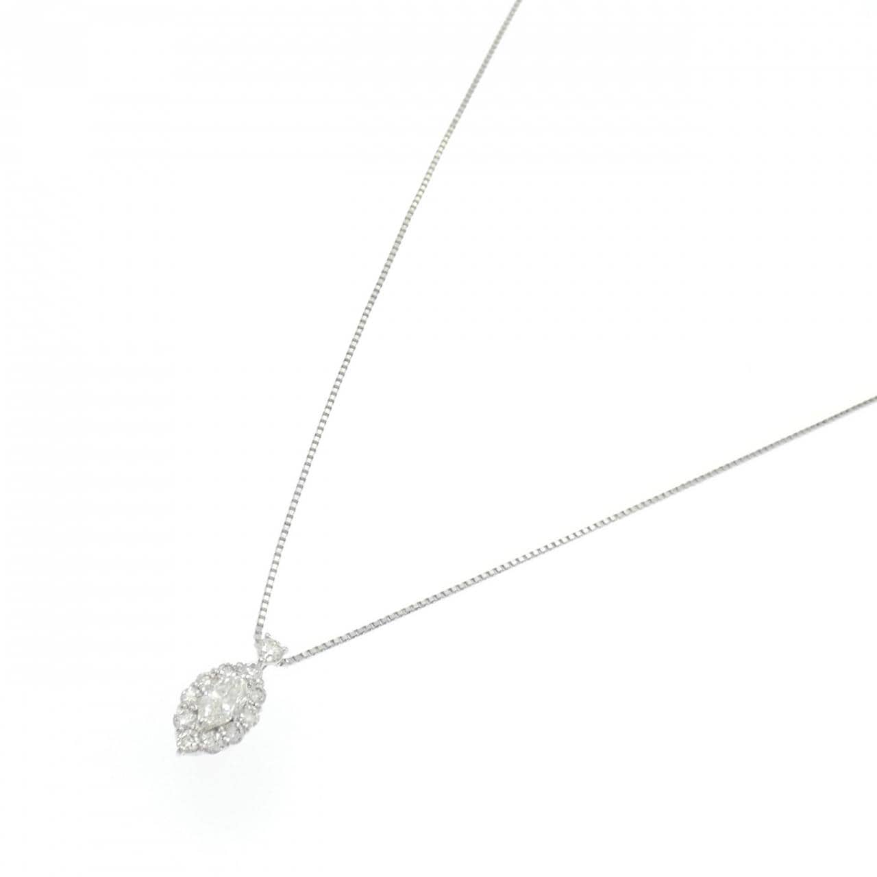 PT950/PT850 ダイヤモンド ネックレス 0.30CT