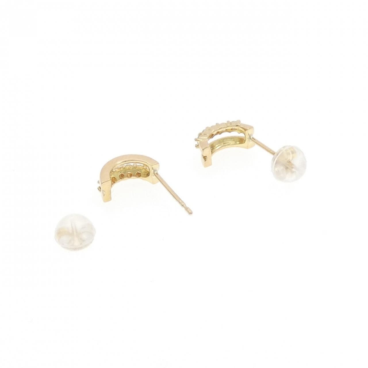 K18YG ダイヤモンド ピアス 0.14CT