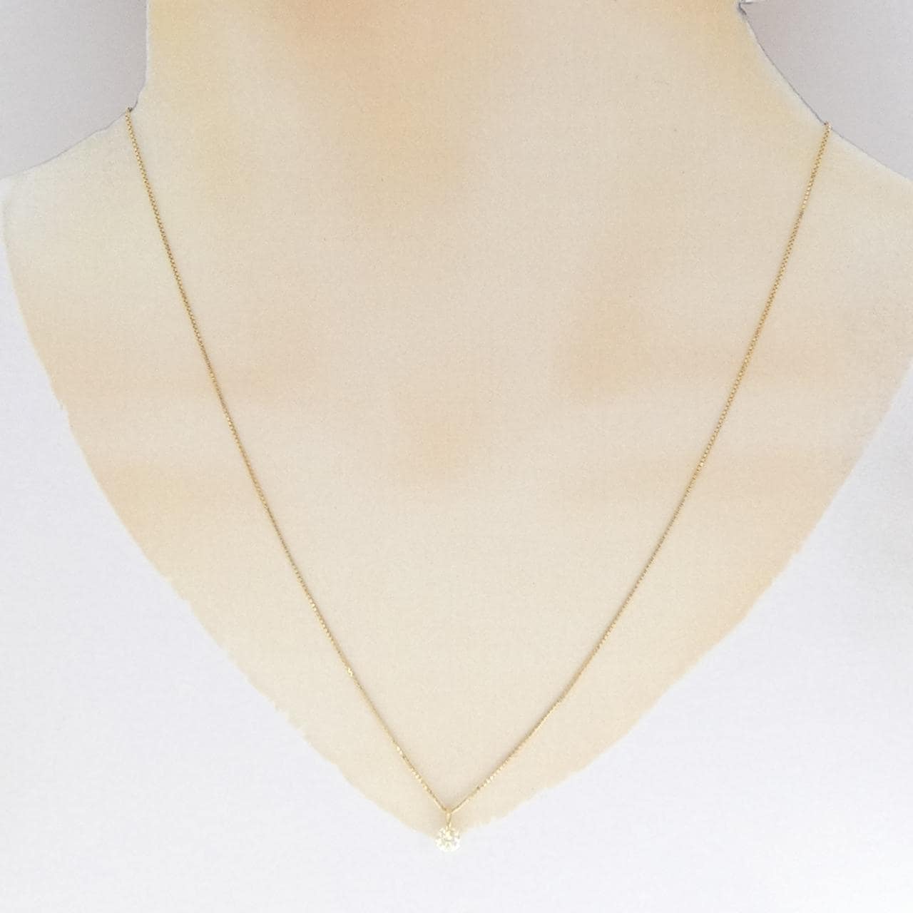K18YG ダイヤモンド ネックレス 0.30CT