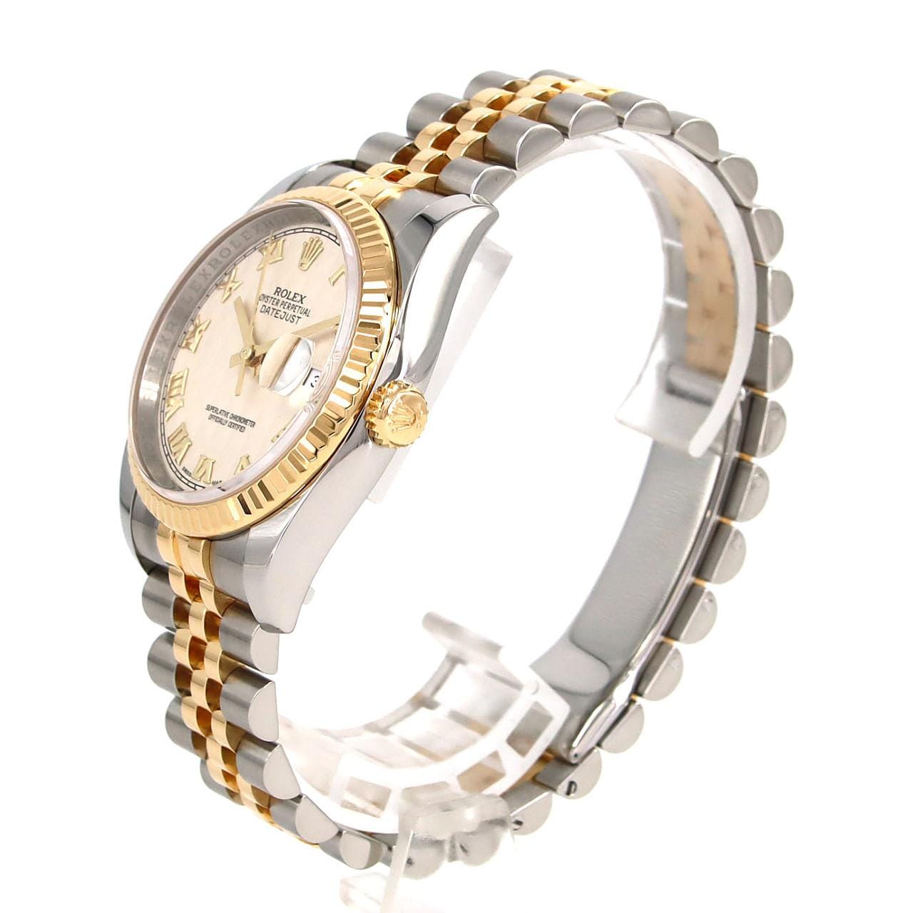 ロレックス デイトジャスト 116233 SSxYG 自動巻 ランダム番