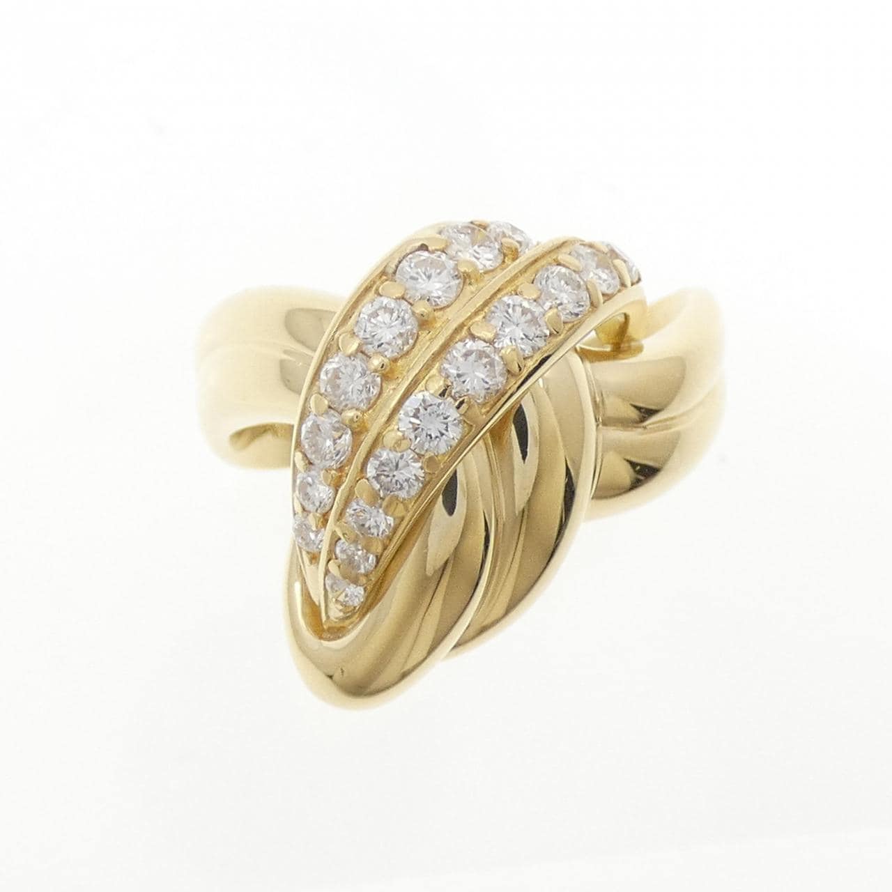 K18YG ダイヤモンド リング 0.52CT