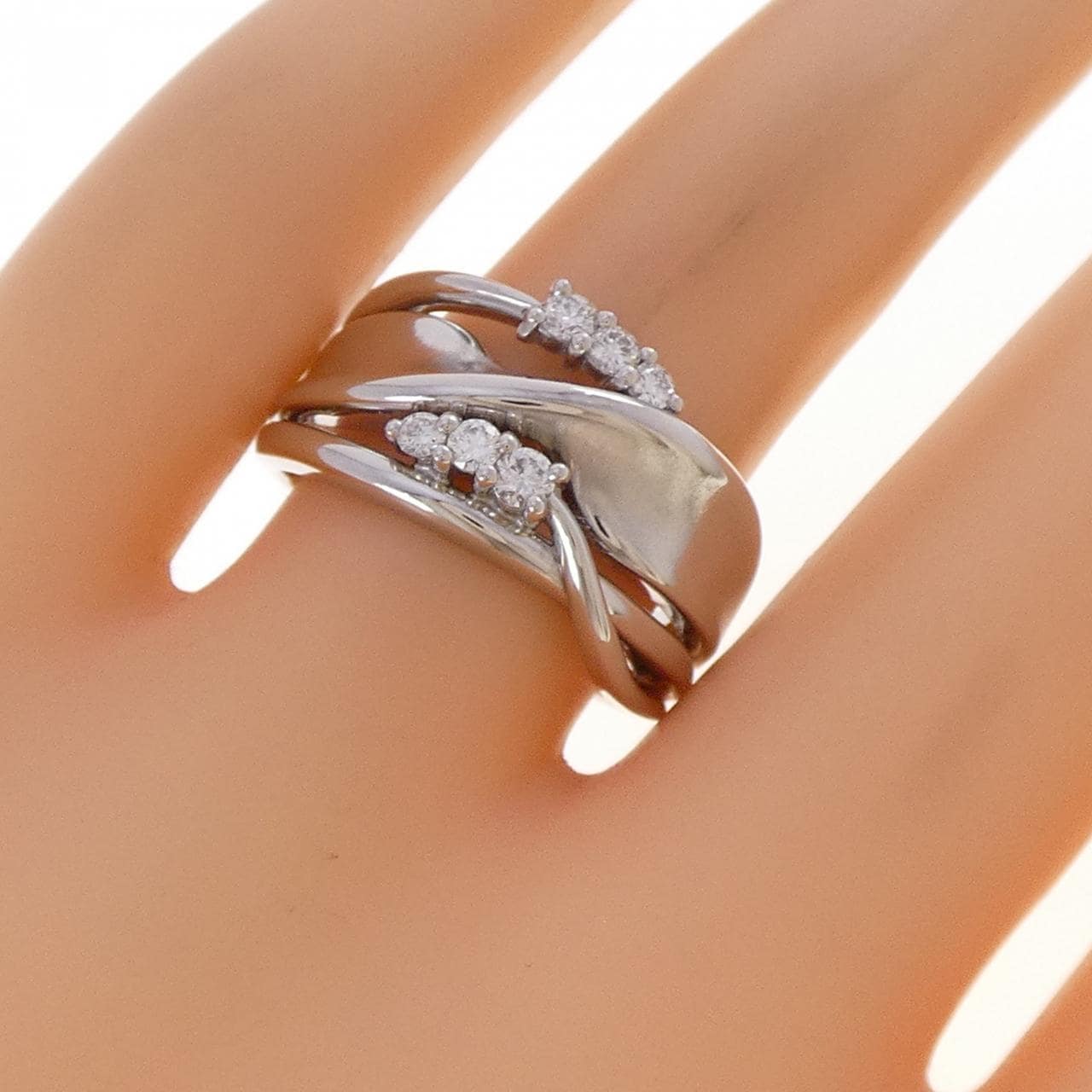 PT900 ダイヤモンド リング 0.24CT