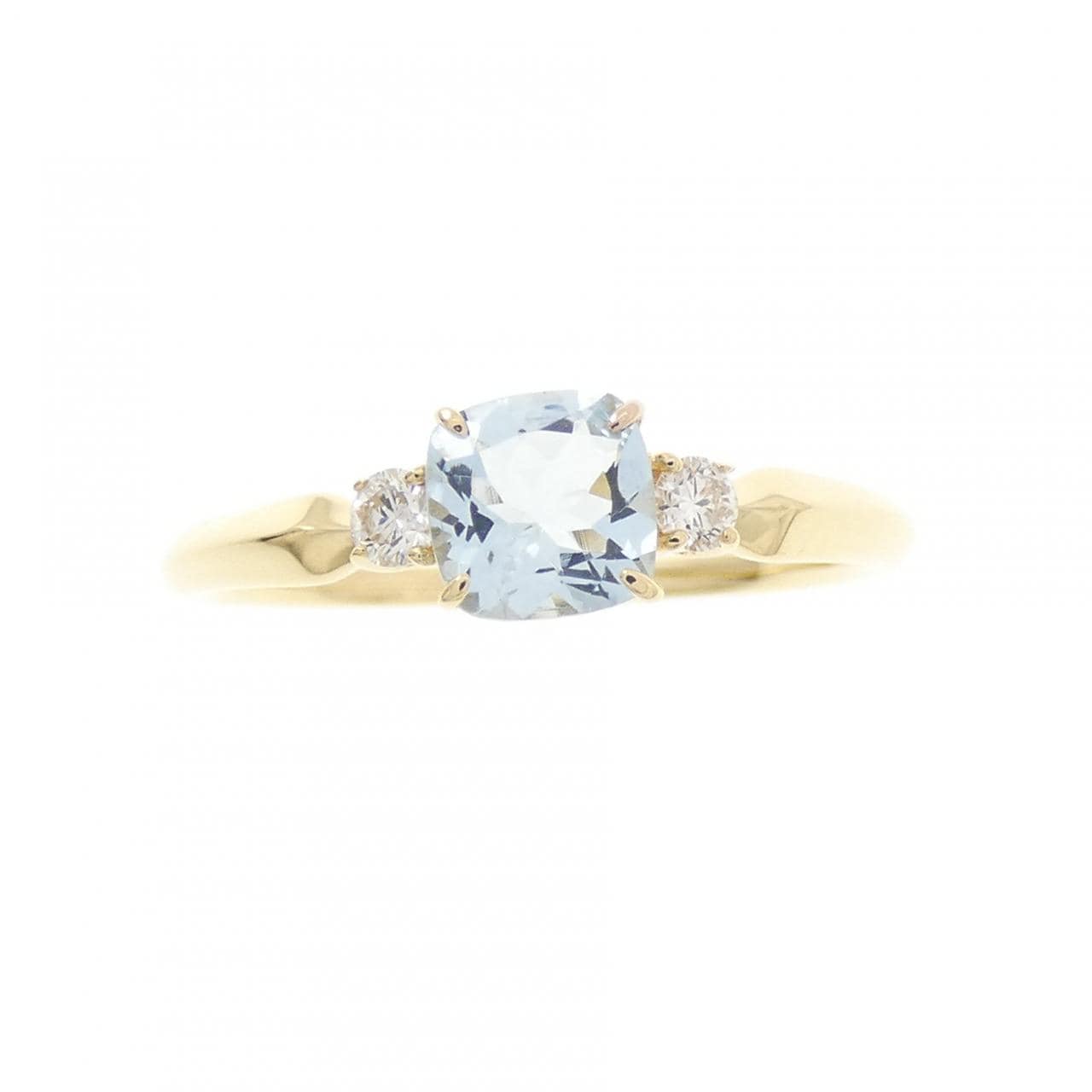 K18YG アクアマリン リング 0.47CT