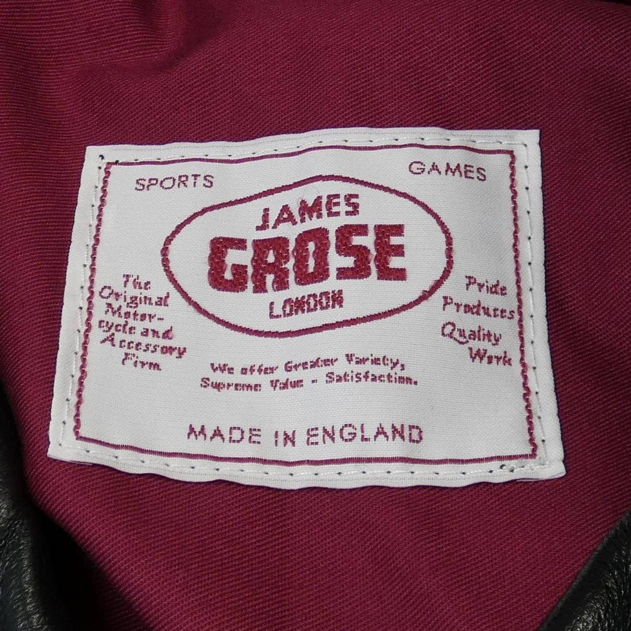 ジェームスグロス JAMES GROSE ライダースジャケット