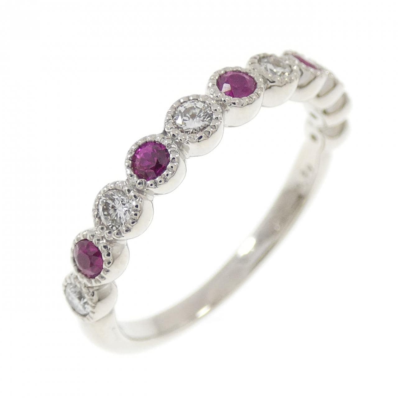 PT900 ルビー リング 0.18CT