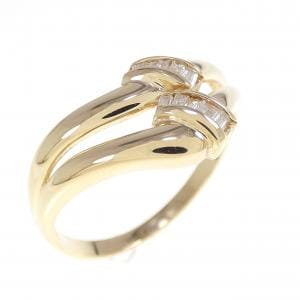 K18YG ダイヤモンド リング 0.12CT