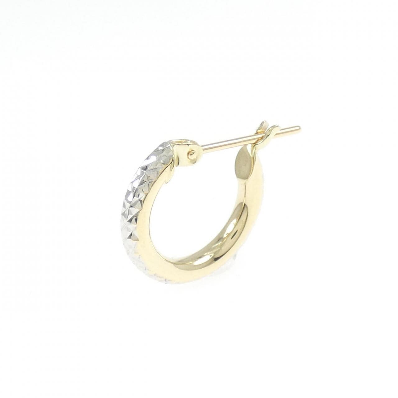 K14YG/K14WG フープ ピアス 片耳