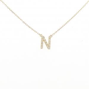 アーカー イニシャル ネックレス 0.05CT