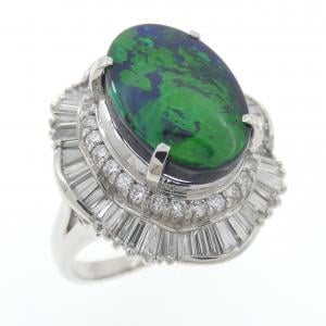 PT900 ブラックオパール リング 4.10CT