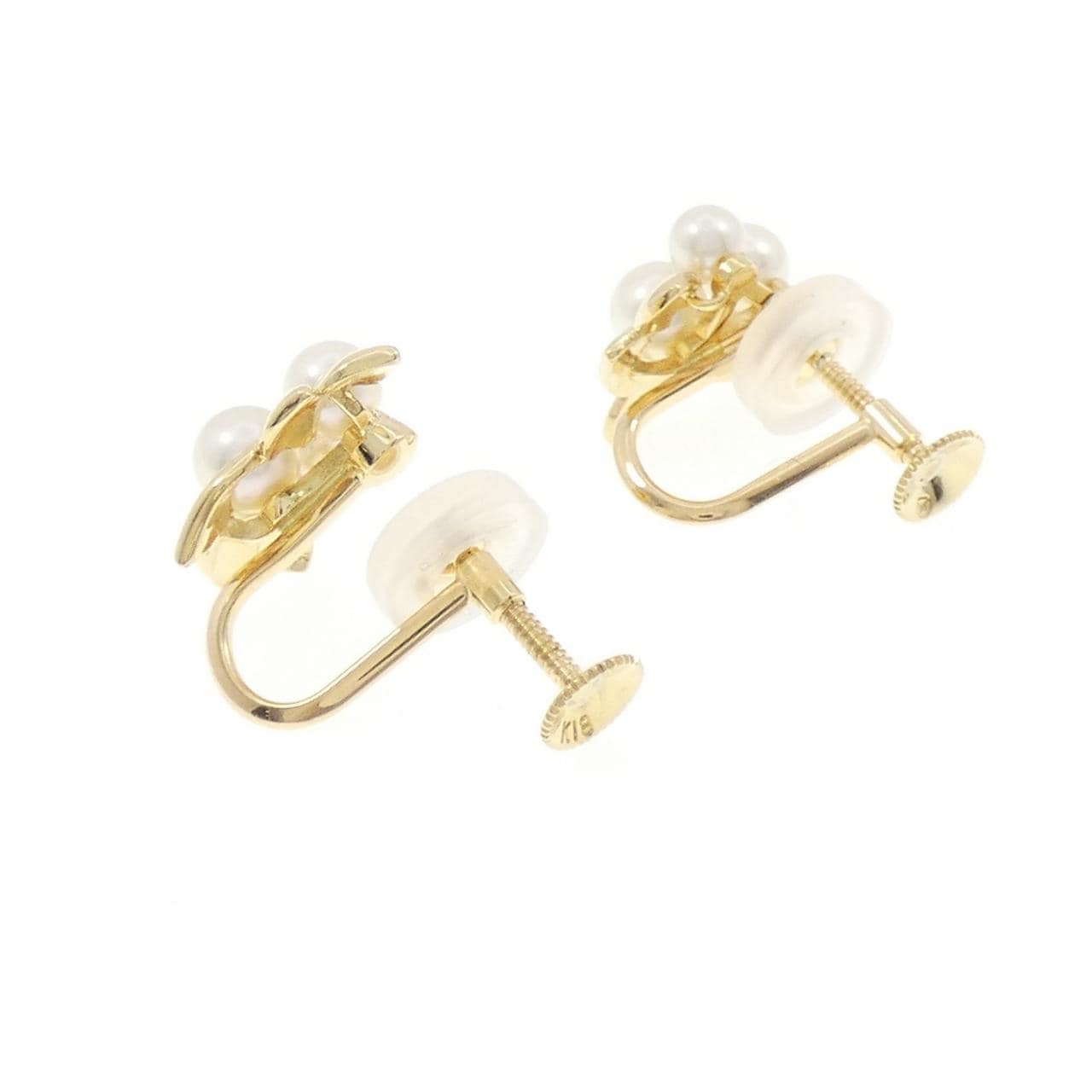 MIKIMOTO Akoya珍珠耳夹