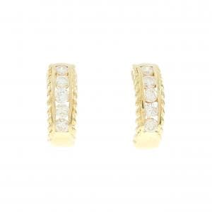 K18YG ダイヤモンド ピアス 0.50CT