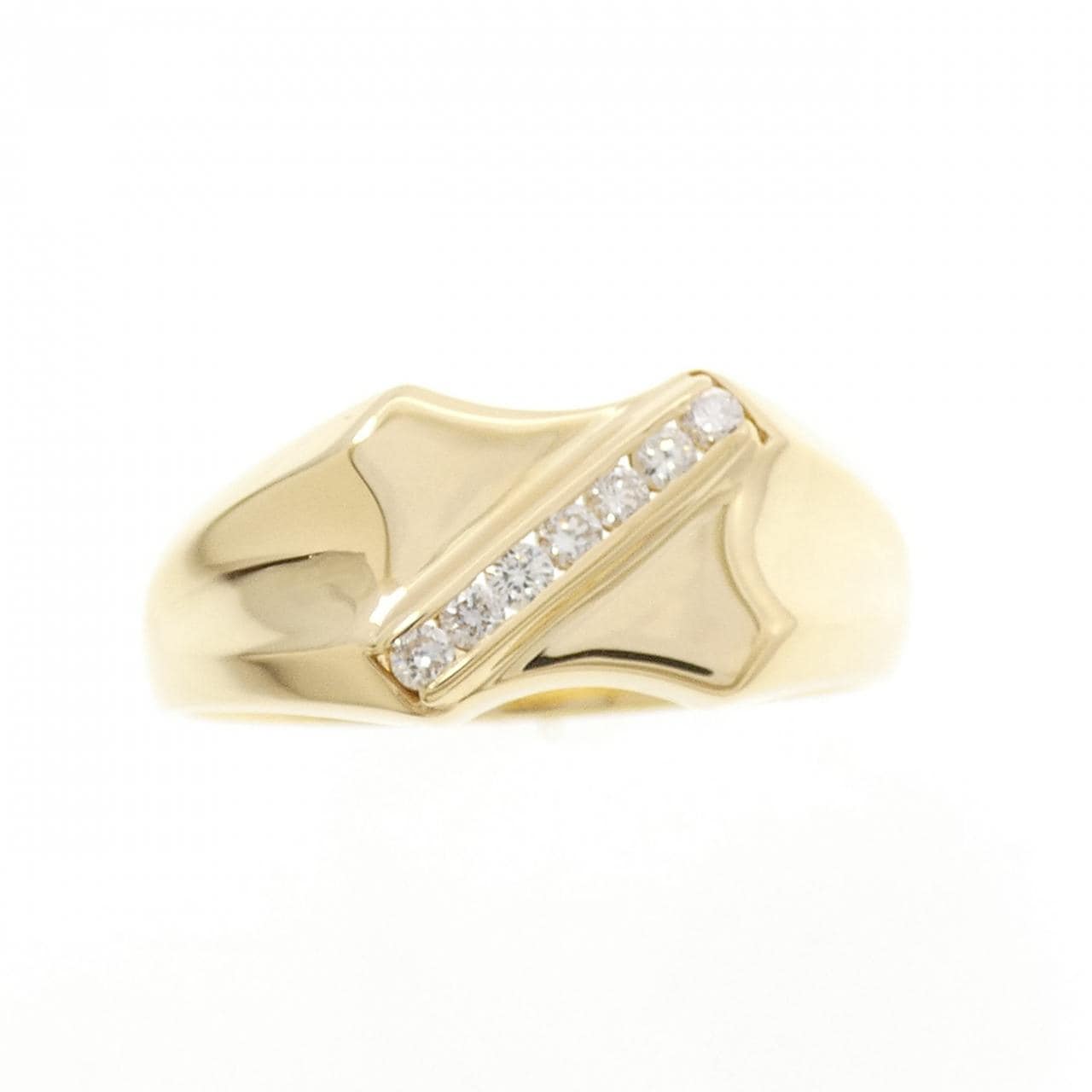 【新品】K18YG ダイヤモンド リング 0.14CT