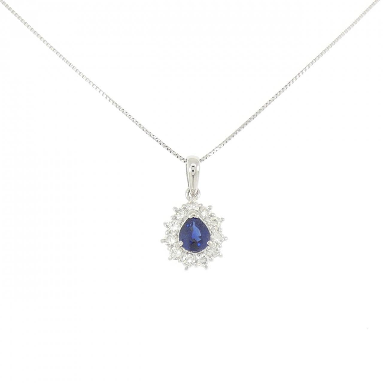 PT900/PT850 サファイヤ ネックレス 0.612CT