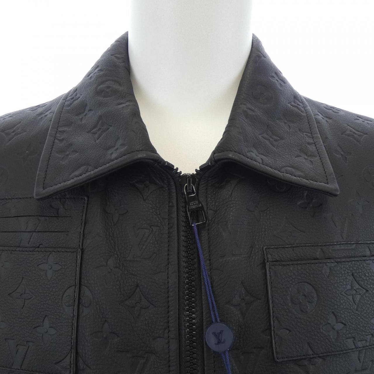 ルイヴィトン LOUIS VUITTON モノグラムエンボスユティリティジャケット HIL46EQXS レザージャケット