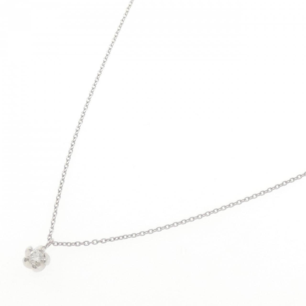K18WG ダイヤモンド ネックレス 0.07CT