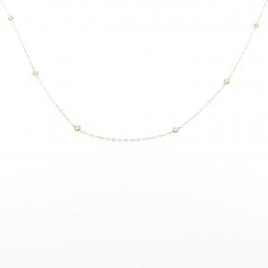 K18YG ダイヤモンド ネックレス 0.14CT