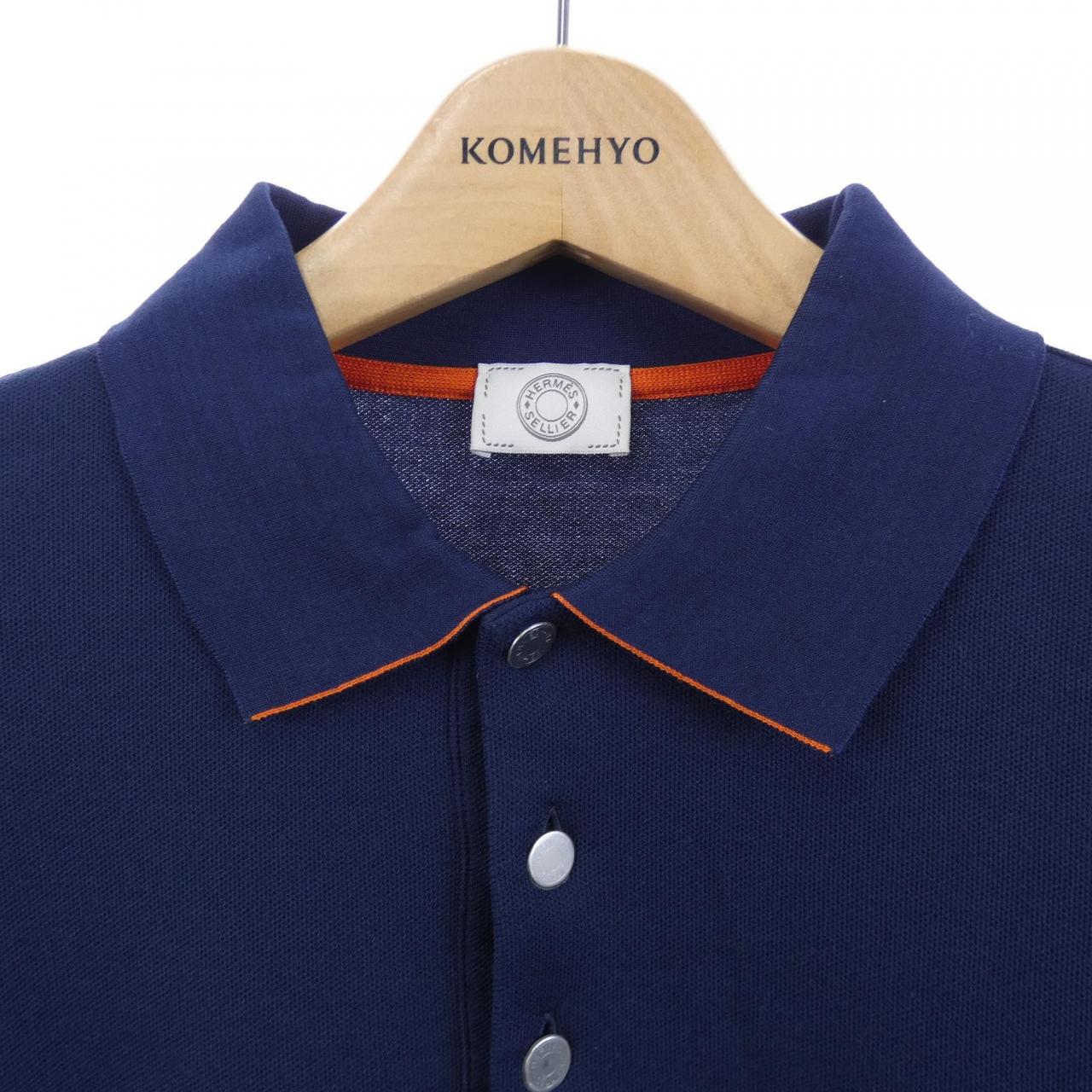 エルメス HERMES クルードセル SELLIER H800271E ドゥブル･ジュー ポロシャツ