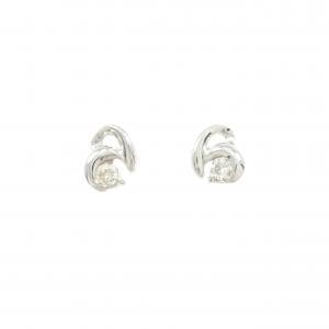 PT900 ダイヤモンド ピアス 0.16CT