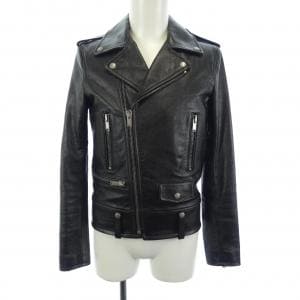 Leather rider jacket