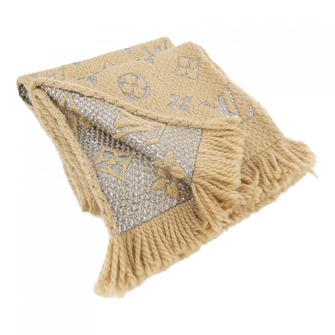 ルイヴィトン LOUIS VUITTON エシャルプ ロゴマニア シャイン M75834 MUFFLER