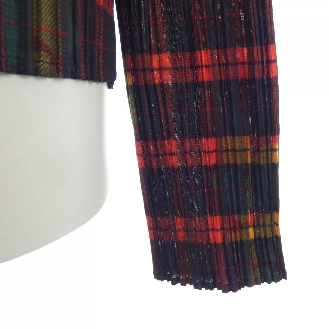 プリーツプリーズ PLEATS PLEASE 2006 チェック PP64-JJ443 カーディガン