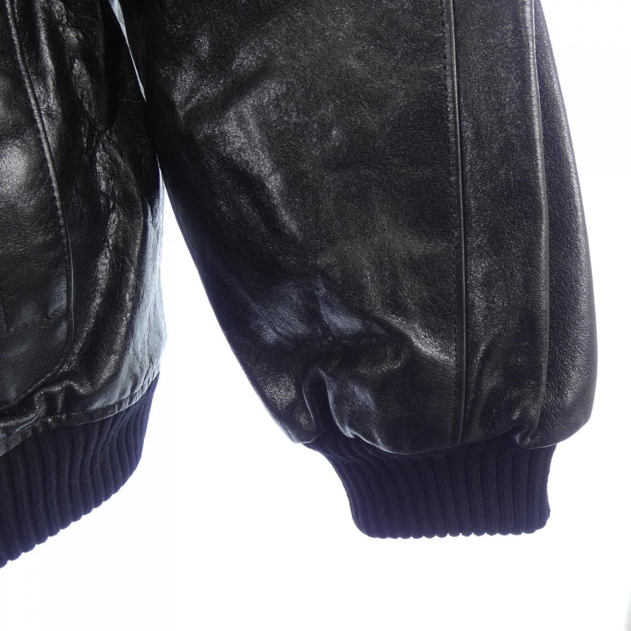 AURALEE A25AB01WX Leather Jacket