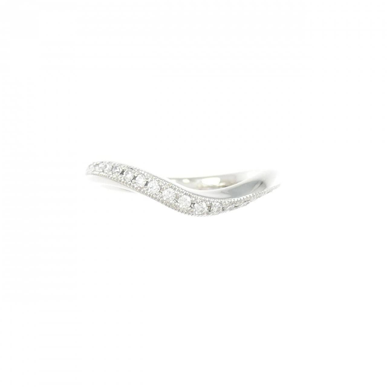 PT950 ダイヤモンド ピンキーリング 0.06CT