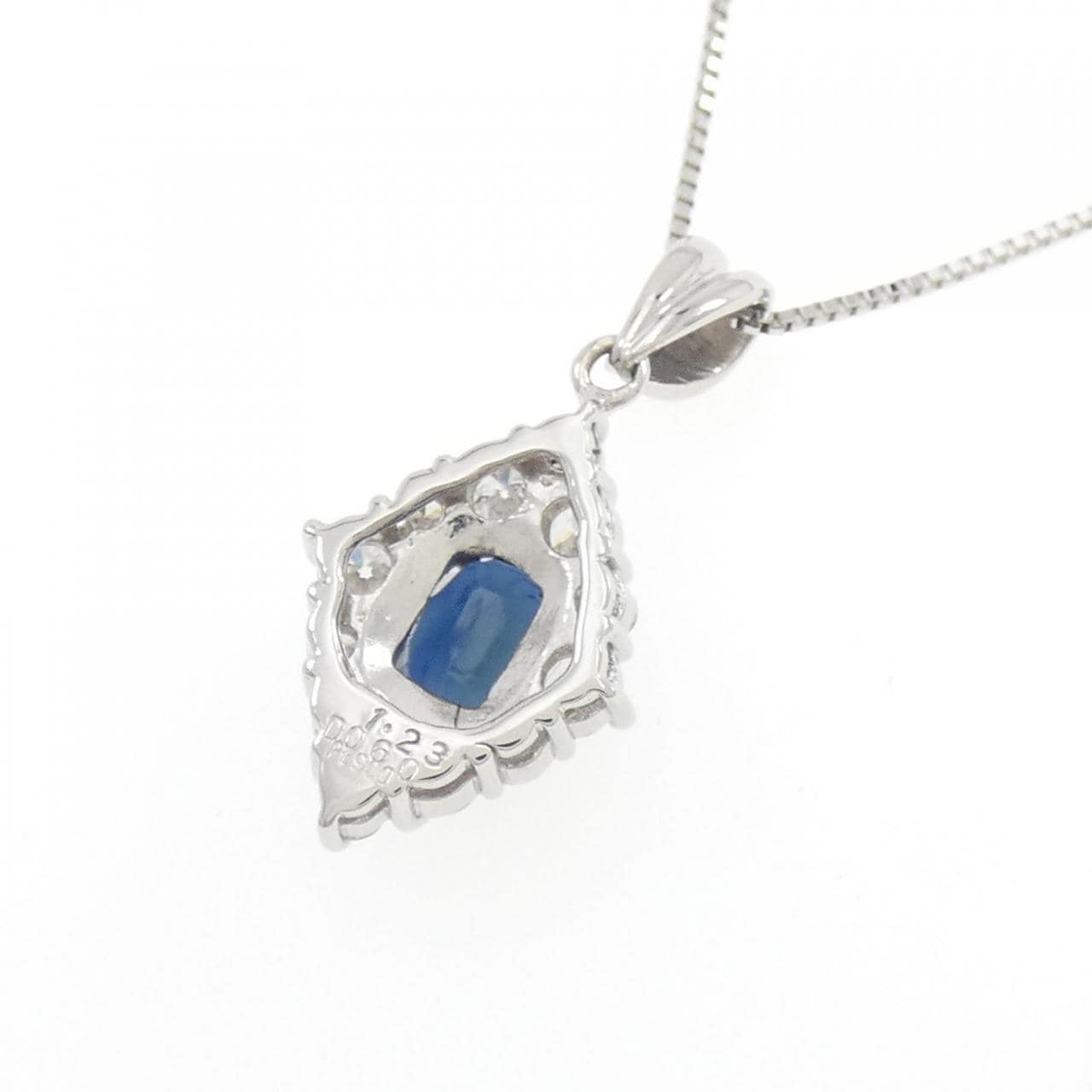 PT Sapphire Necklace 1.23CT