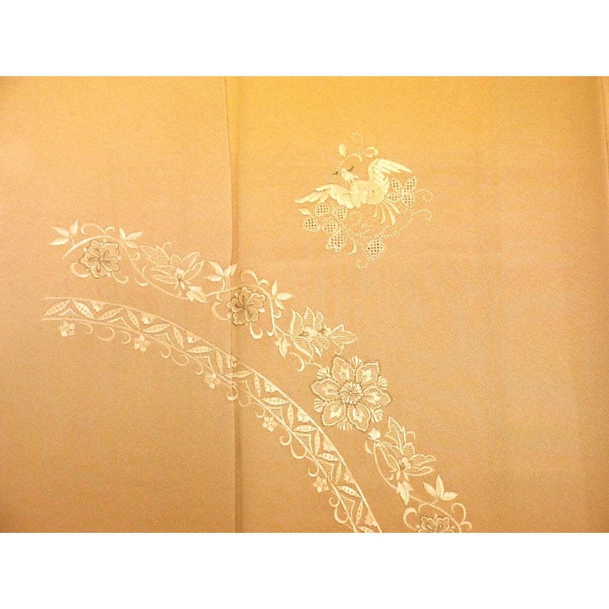 訪問着　刺繍入りボカシ染　身丈Ｓ寸