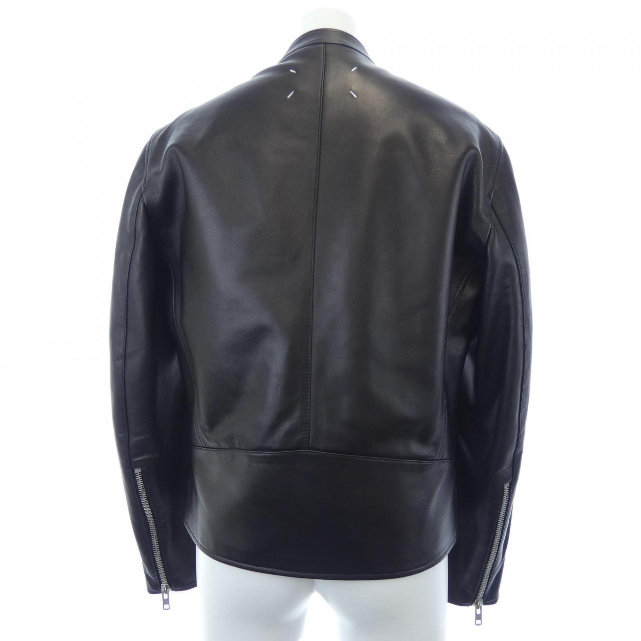 メゾンマルジェラ Maison Margiela 八の字 S50AM0489 レザーライダースジャケット