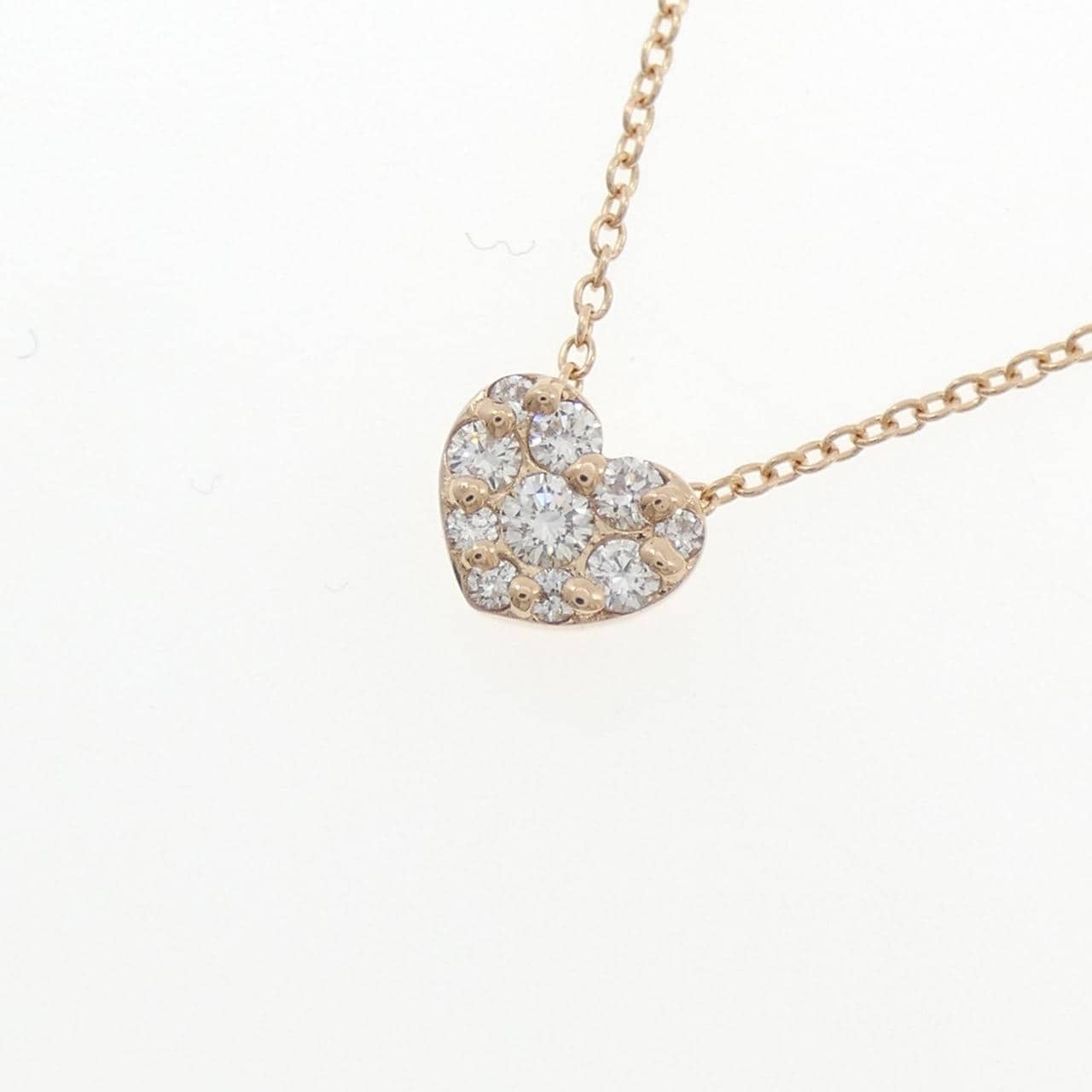 ポンテヴェキオ ハート ダイヤモンド ネックレス 0.25CT