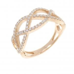 750PG ダイヤモンド リング 0.40CT