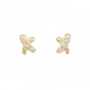 K18YG ダイヤモンド ピアス 0.10CT