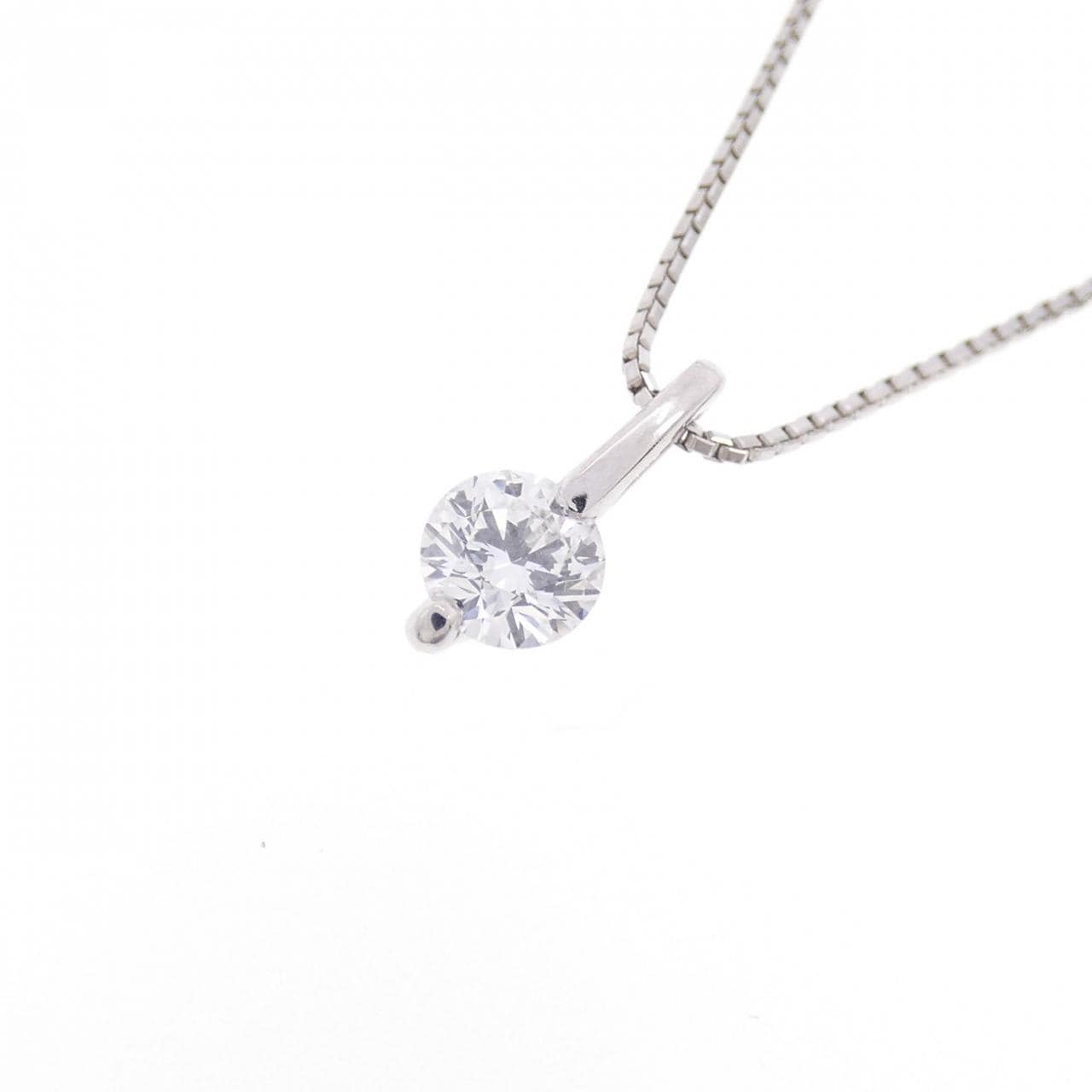 PT ソリティア ダイヤモンド ネックレス 0.313CT