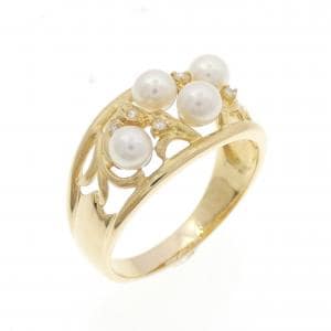 K18YG アコヤパール リング