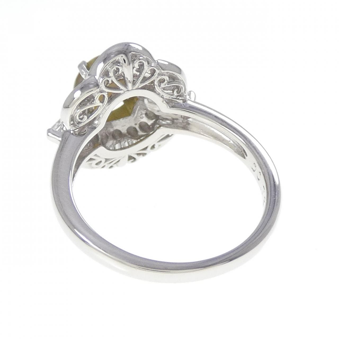 PT900 クリソベリルキャッツアイ リング 1.67CT