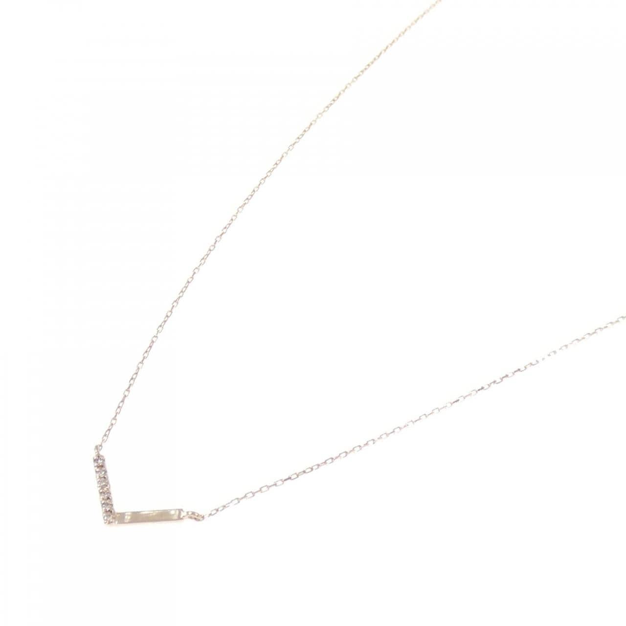 K10PG ダイヤモンド ネックレス 0.02CT