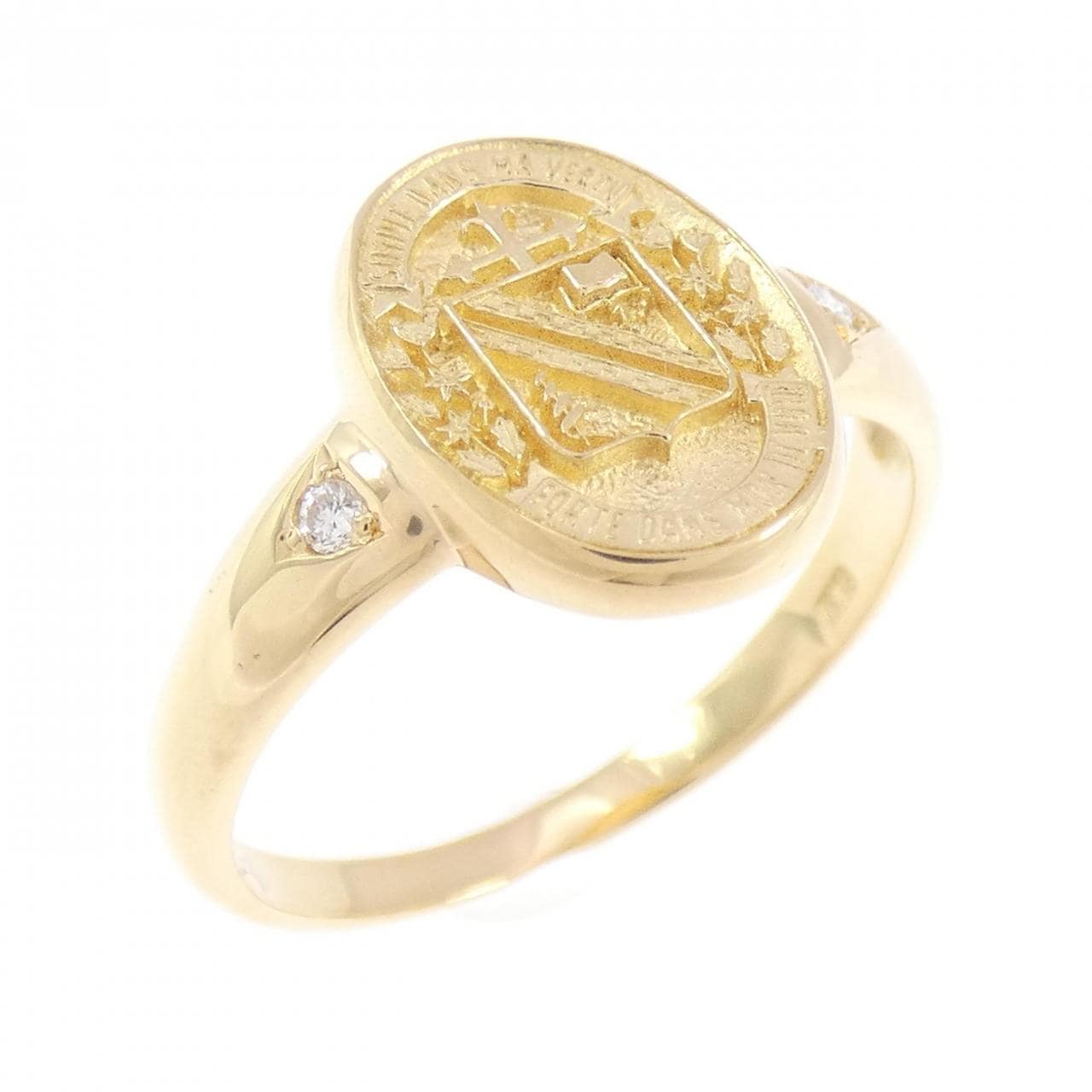 K18YG ダイヤモンド リング 0.03CT