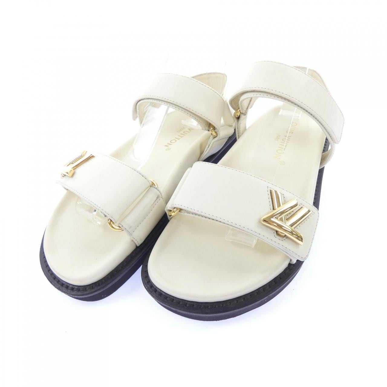 ルイヴィトン LOUIS VUITTON LVイニシャル サンセットライン サンダル