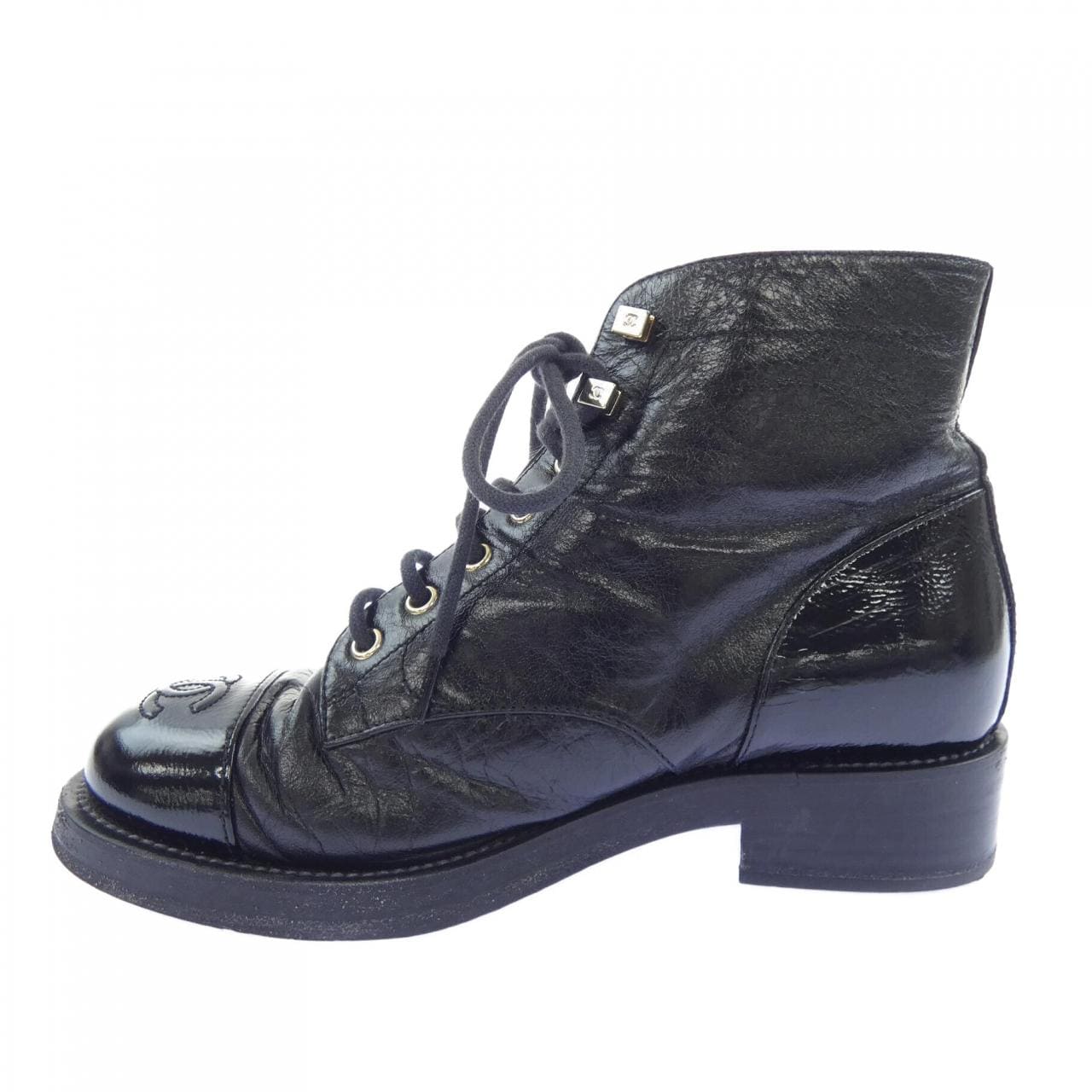 シャネル CHANEL レースアップ G34954Y55177 ブーツ