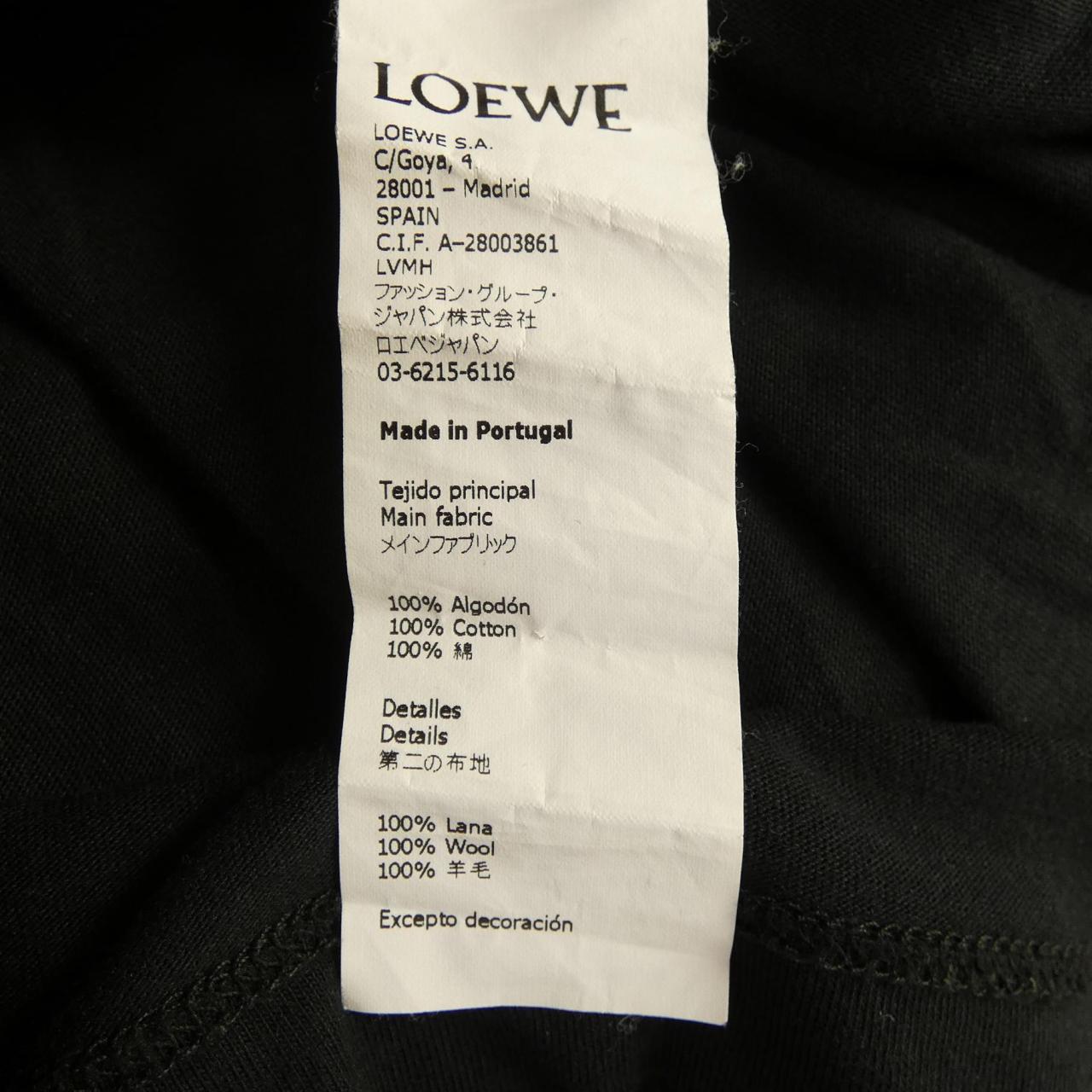 ロエベ LOEWE H6109900PC Tシャツ
