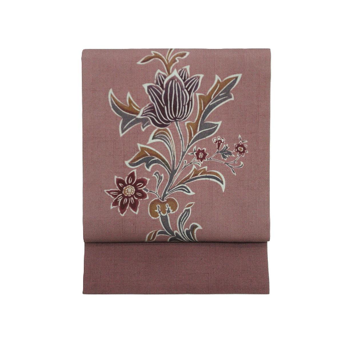 【未使用品】名古屋帯　染紬