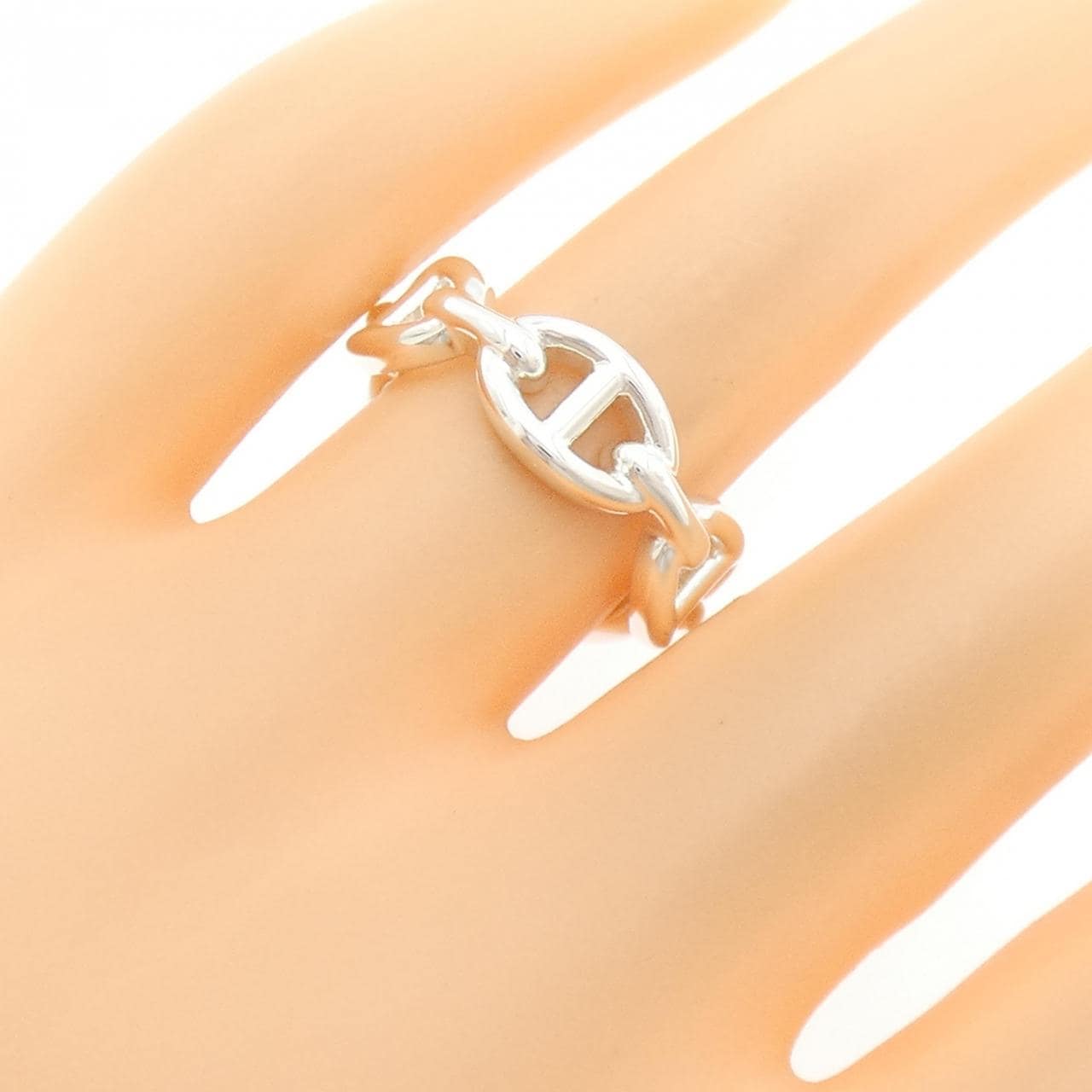 HERMES Chène d'Angle Anchenée Ring