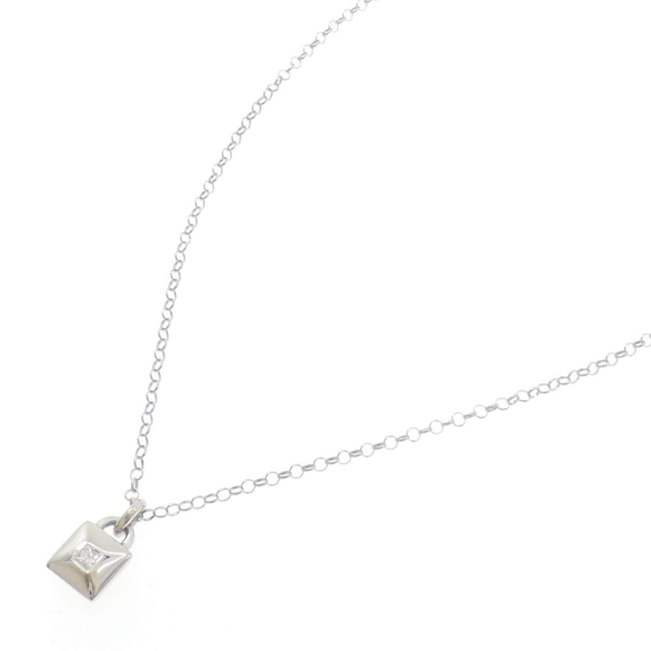 PT900/PT850 ダイヤモンド ネックレス 0.08CT