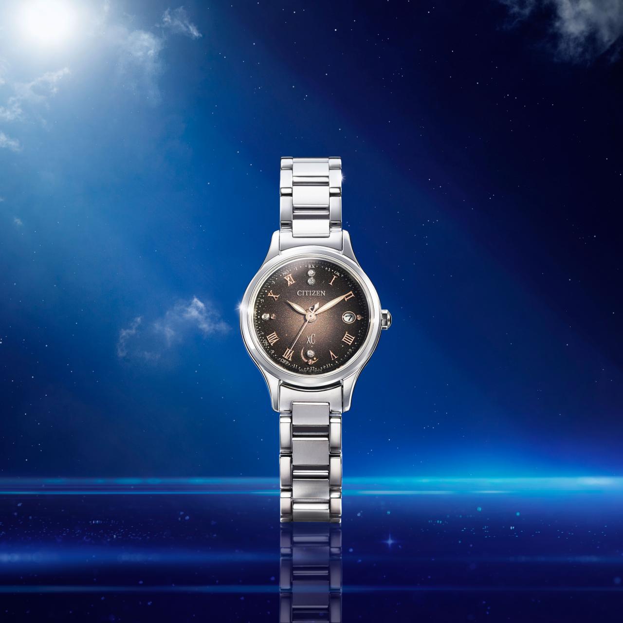 【稼働・美品】シチズン xC クロスシー  腕時計 ソーラー 電波　H060保証書