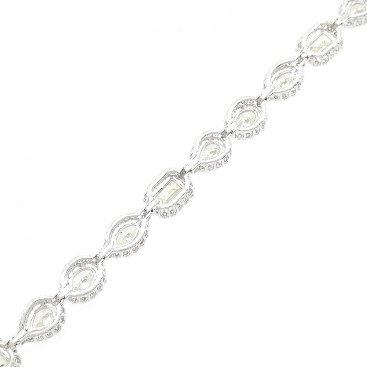 [新品] PT900/PT850鑽石手鍊 5.50CT