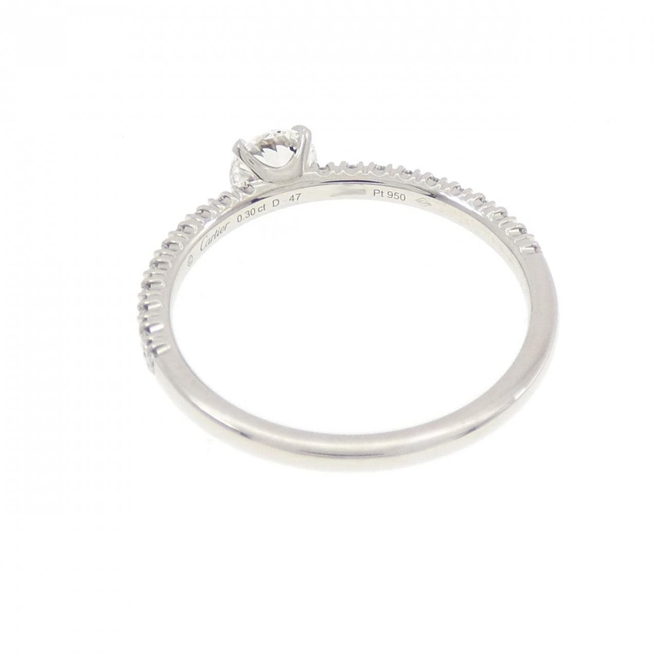 カルティエ エタンセル リング リング 0.30CT F VVS2 3EXT
